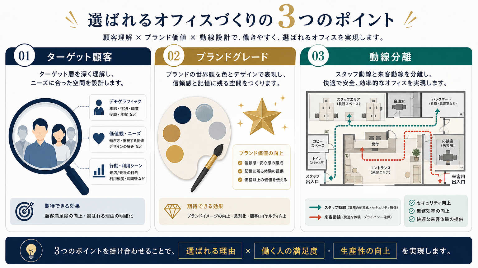 集客できる内装デザインを決める際のポイント